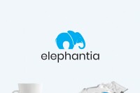 Happy elephant creative