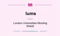 London universities mooting shield (lums)