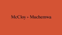 Mccloy + muchemwa
