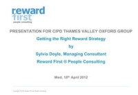 Reward first people consulting