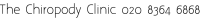 The chiropody clinic enfield