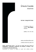Arquitectura úrsula cucala