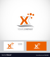X by orange