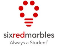 Six red marbles