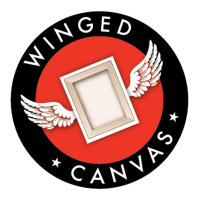 Winged canvas