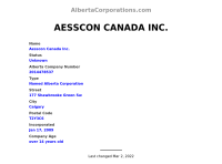 Aesscon canada inc