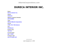 Dureca interior inc.