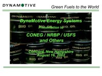 Dynamotive energy systems
