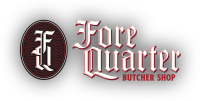 Forequarter butcher shop