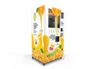 Freshly squeezed orange juice vending machine
