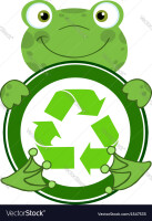 Recycle frog