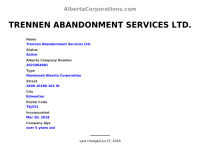 Trennen abandonment services ltd