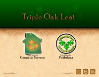 Triple oak leaf computer services and publishing