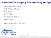 Consultoría tecnológica y soluciones integrales speqtrum s.c.