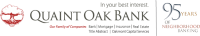 Quaint oak bank