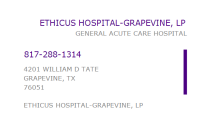 Ethicus hospital of grapevine