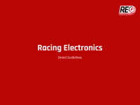 Racing electronics
