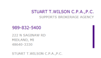 Stuart t. wilson cpa pc