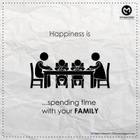 Enjoying time with family