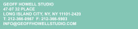 Geoff howell studio inc.