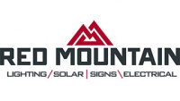 Red mountain lighting