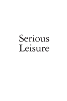 Serious leisure
