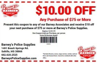 Barney's police supplies