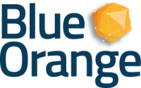 Blue orange digital