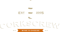 Corkscrew wine & cheese