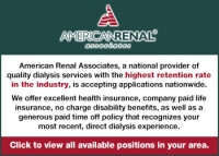 Dialysis jobs weekly