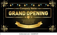 Grand openings