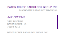 Baton rouge radiology group