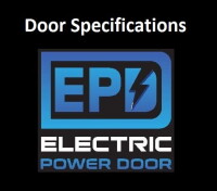 Electric power door