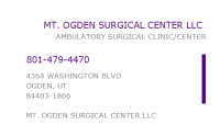 Mt. ogden surgical center