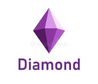 Purple diamond