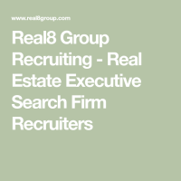 Real8 group - real estate executive search firm