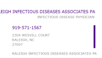 Raleigh infectious diseases
