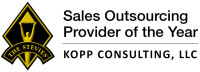 Kopp consulting, llc, sales outsourcing provider of the year
