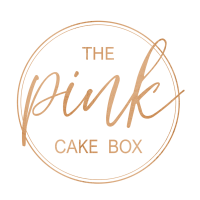 Pink cake box