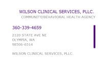 Wilson clinical services, pllc.