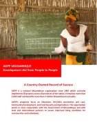 ADPP Mozambique, Humana People to People