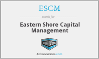 Eastern shore capital management (escm)