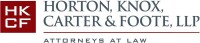 Horton, knox, carter & foote, llp