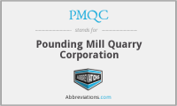 Pounding mill quarry corp