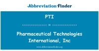 Pti, pharmaceutical technologies international, inc