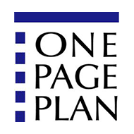 The one page business plan company