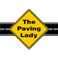 The paving lady