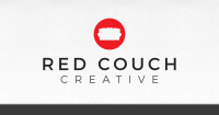 Red couch creative