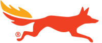 Red coyote running and fitness