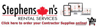 Stephenson's rental services